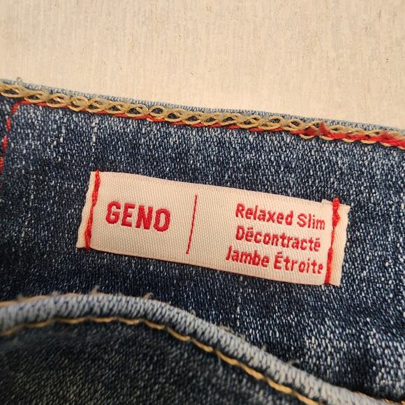 True Religion Men's Denim Geno Relaxed Slim Jean SZ 36 - Picture 6 of 10